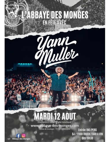 L'Abbaye des Monges en Fête avec Yann Muller